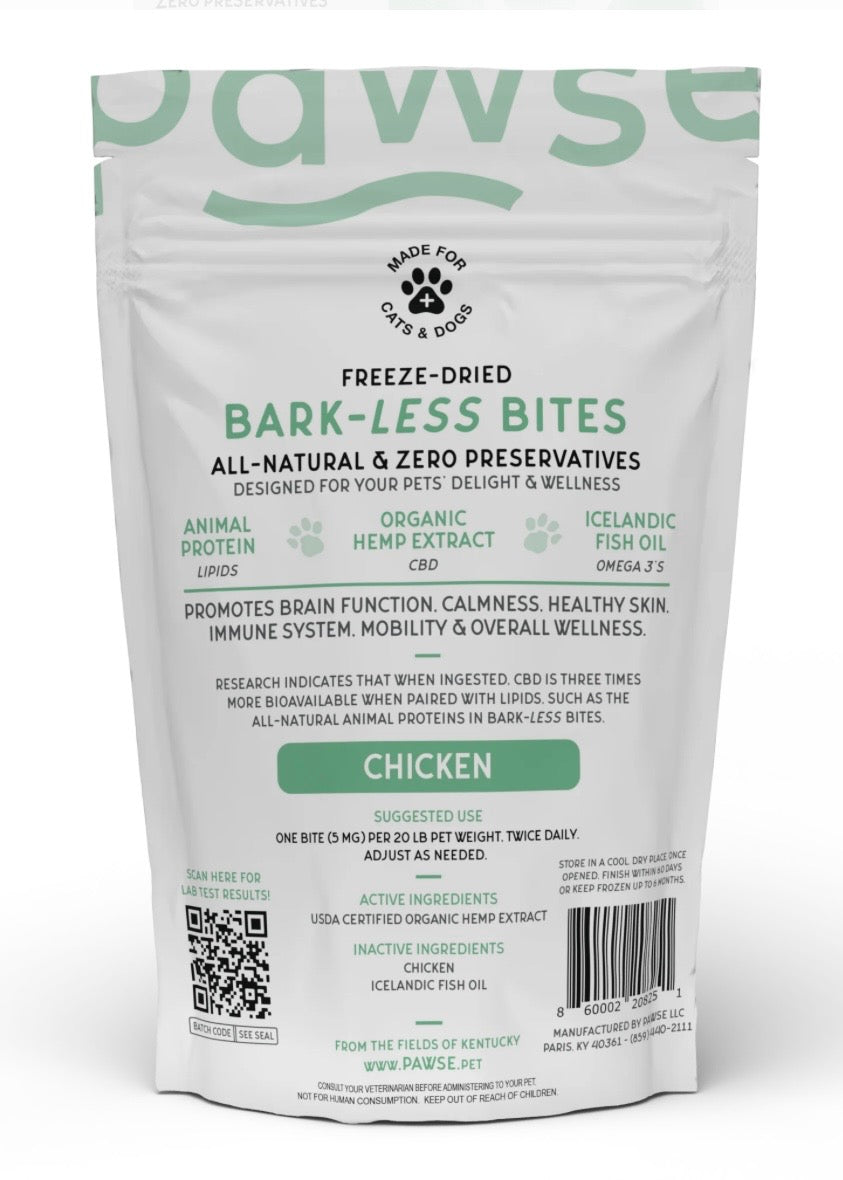 Bark-Less Bites Chicken