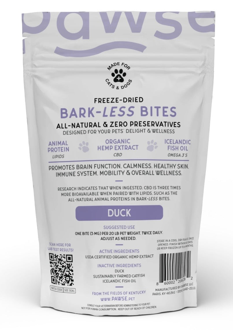 Bark-LESS Bites Duck