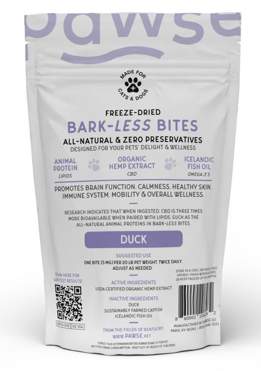 Bark-LESS Bites Duck