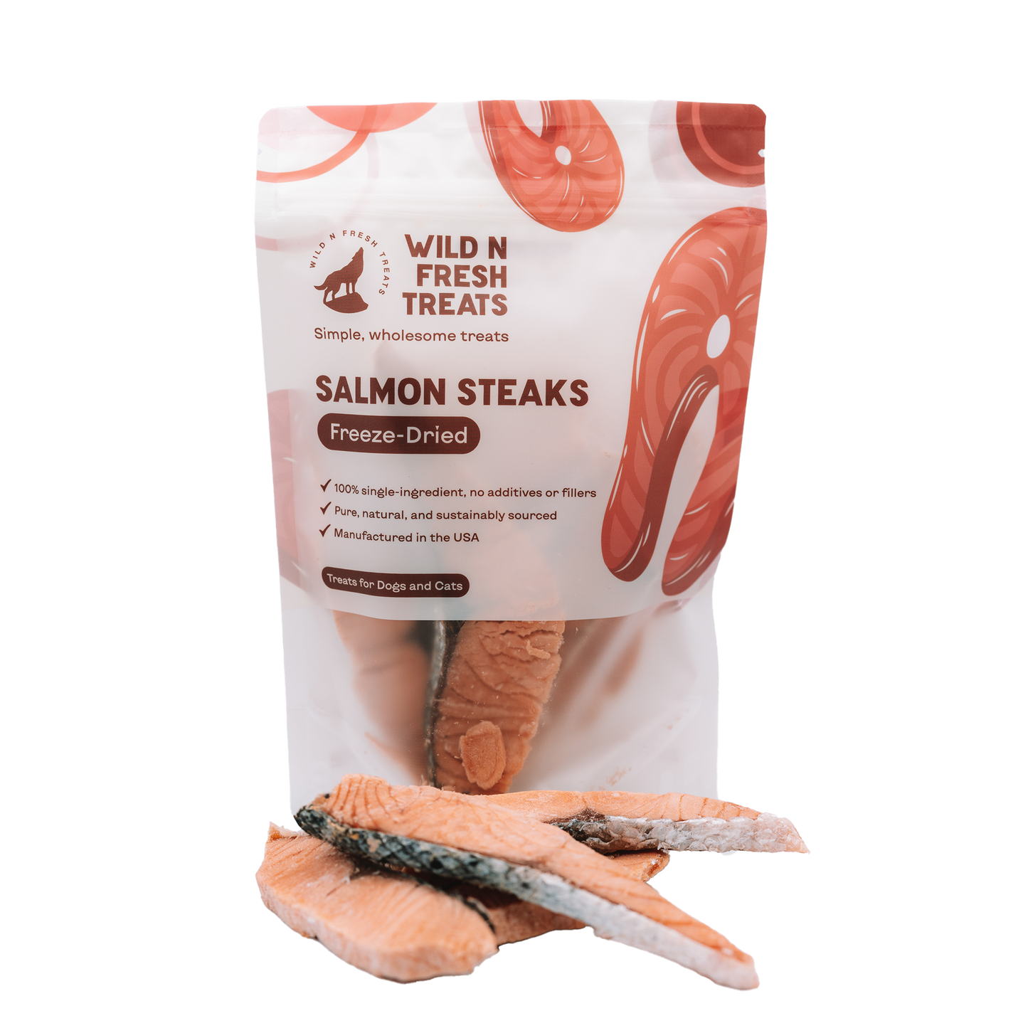 Freeze-Dried Salmon Steaks