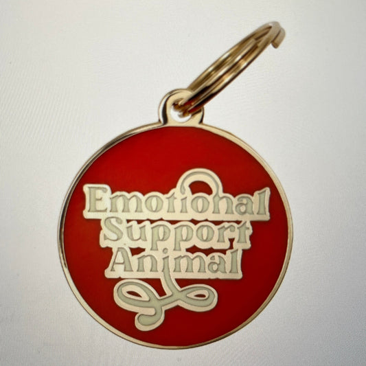 Emotional Support Animal Pet Id Tag