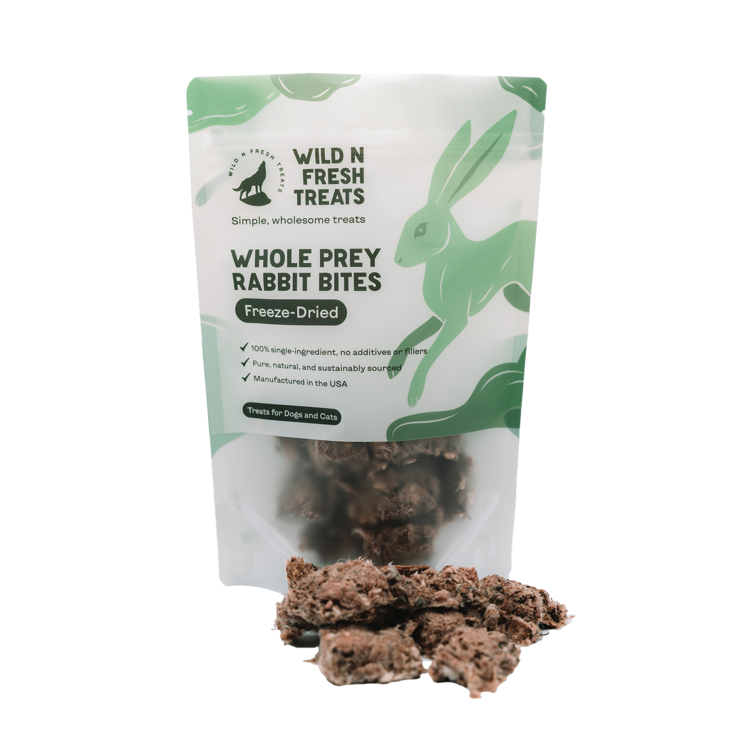 Freeze-Dried Whole Prey Rabbit Bites